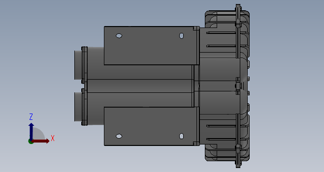 F0468-环形鼓风机3d模型图纸