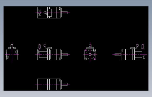 SGM7M旋转电机图纸