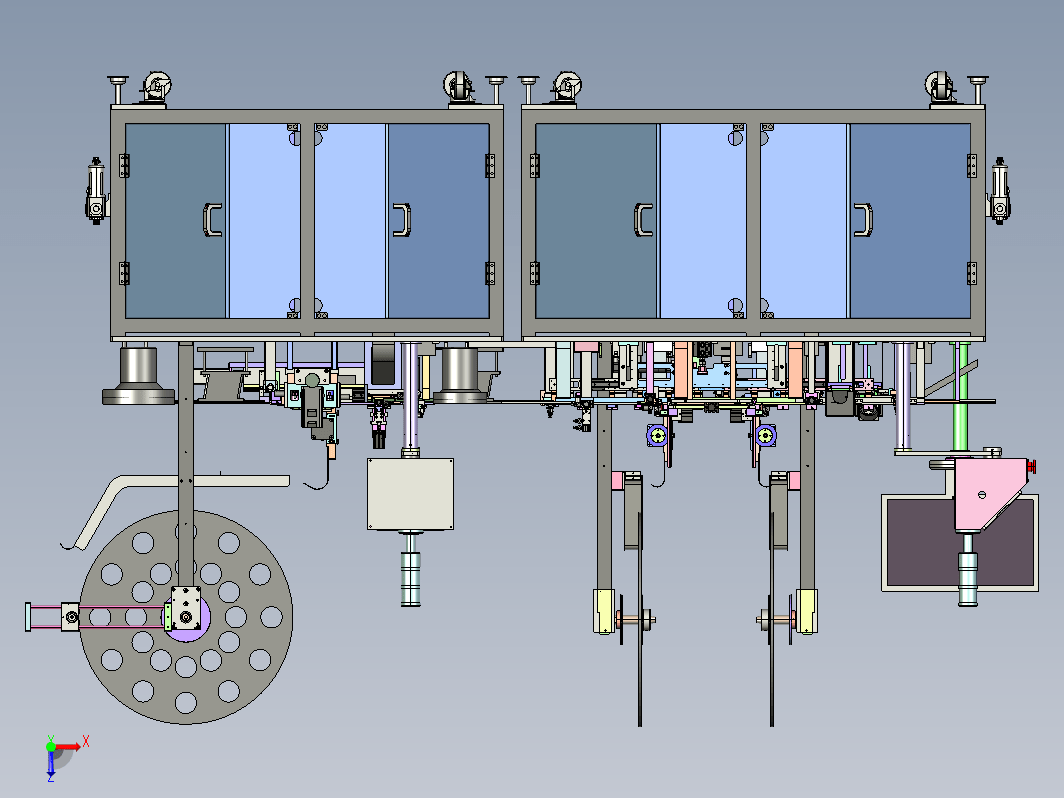 FPC-6PIN后锁式全自动机（自动装COVER焊片CCD检测）