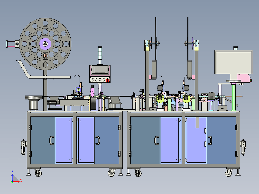 FPC-6PIN后锁式全自动机（自动装COVER焊片CCD检测）