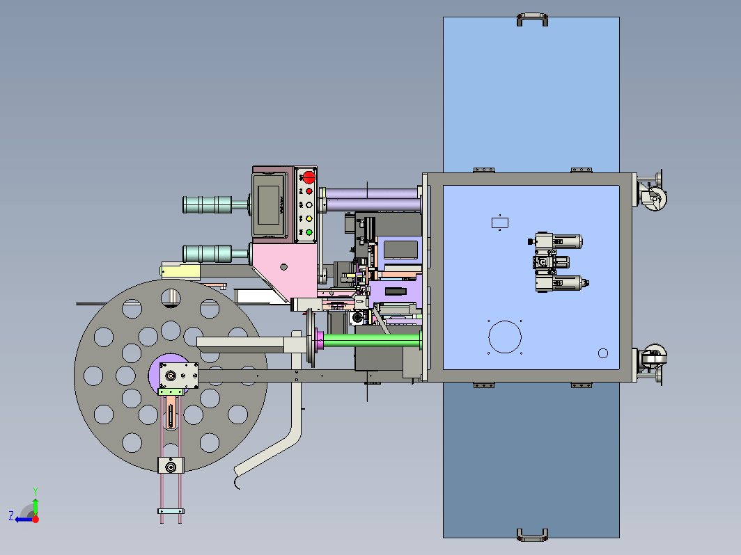 FPC-6PIN后锁式全自动机（自动装COVER焊片CCD检测）