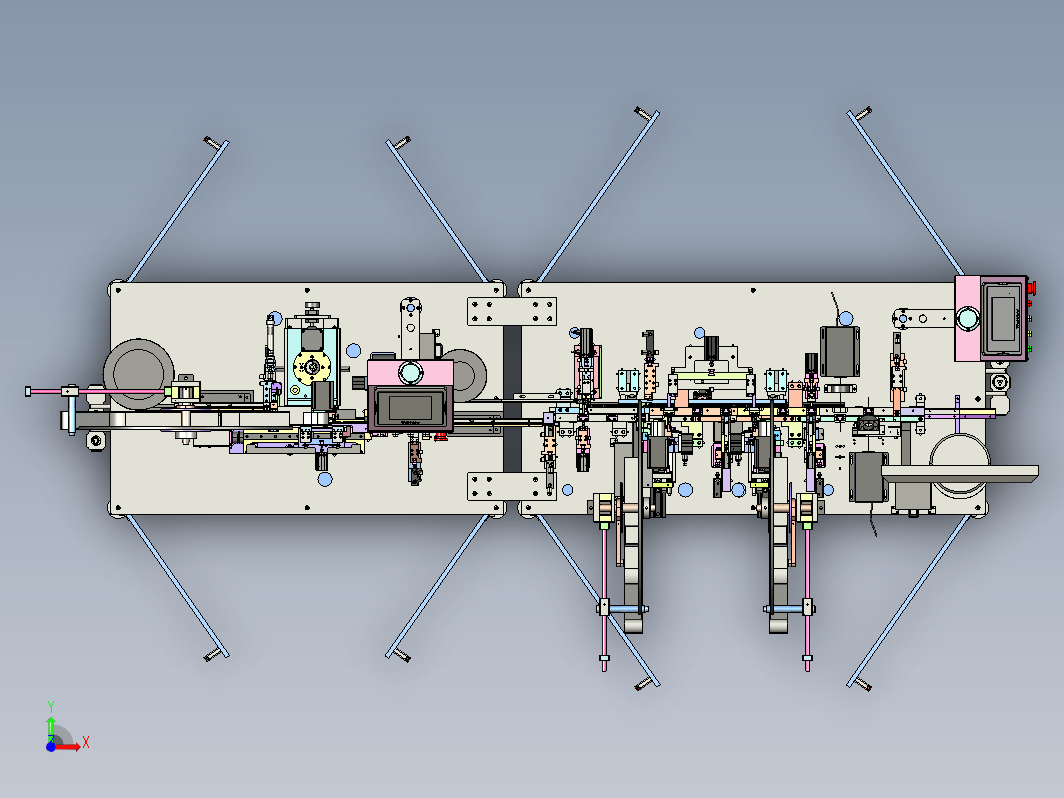 FPC-6PIN后锁式全自动机（自动装COVER焊片CCD检测）