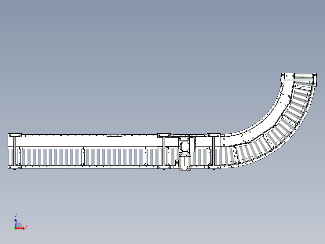 电动滚筒输送机（物料搬运） Motorized Roller Conveyor