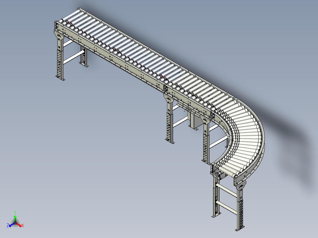 电动滚筒输送机（物料搬运） Motorized Roller Conveyor