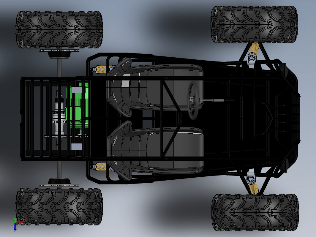 双座越野车框架 Off Road Gokart