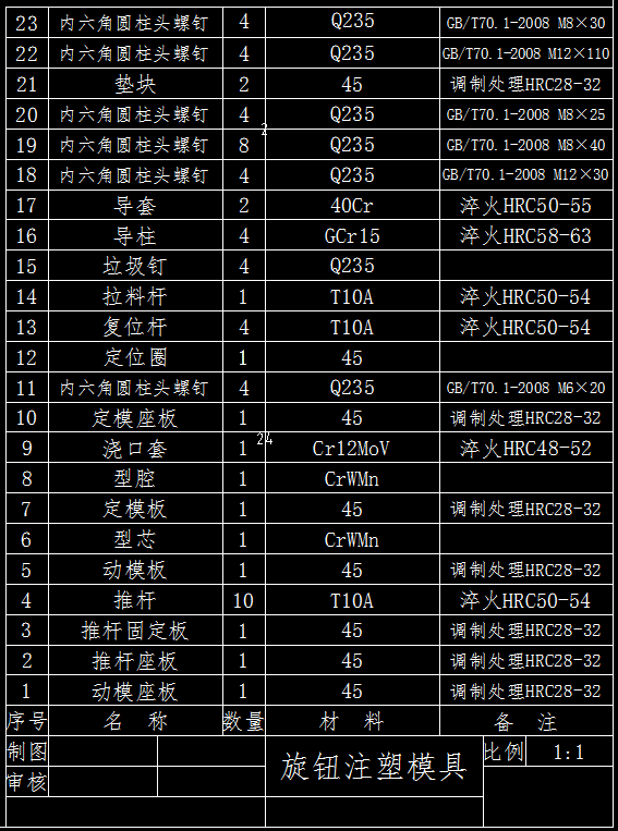 定时器手动旋钮注塑模具设计