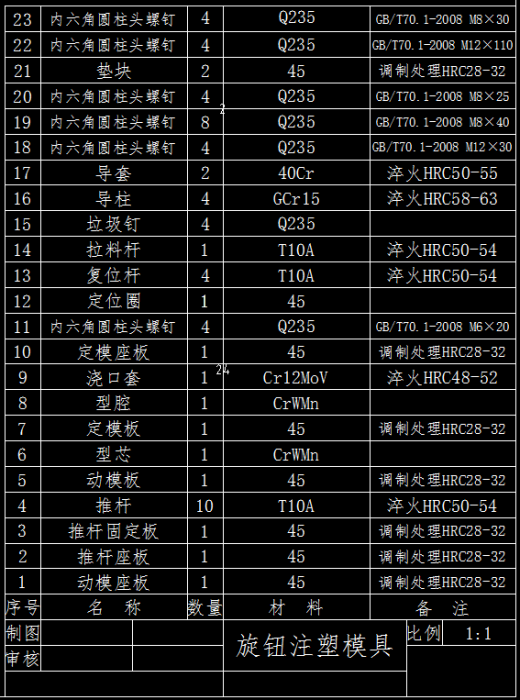 定时器手动旋钮注塑模具设计缩略图