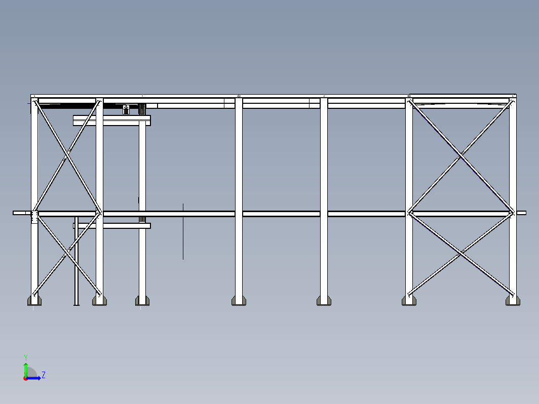 工业建筑使用的钢支架