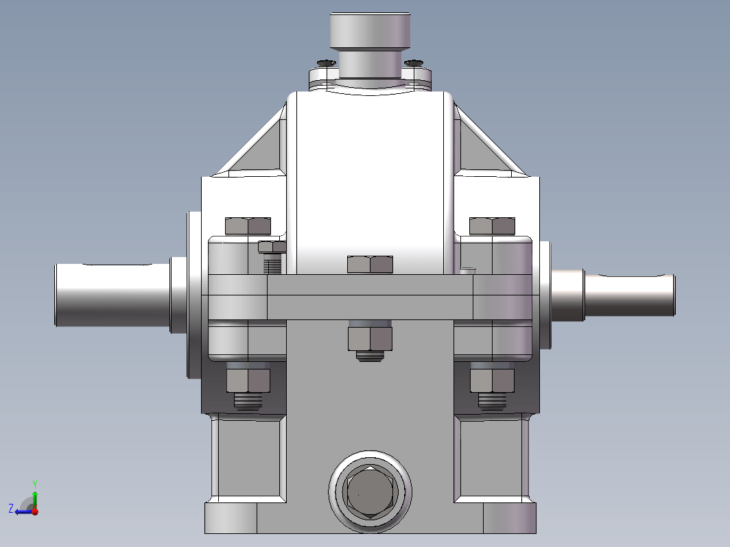 sw2020一级减速器带工程图