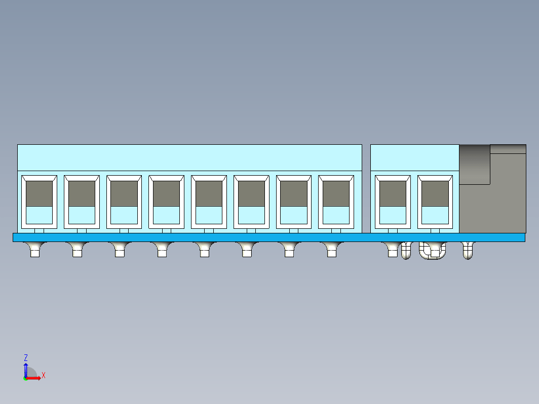 Rkpdu1模型铁路配电模块