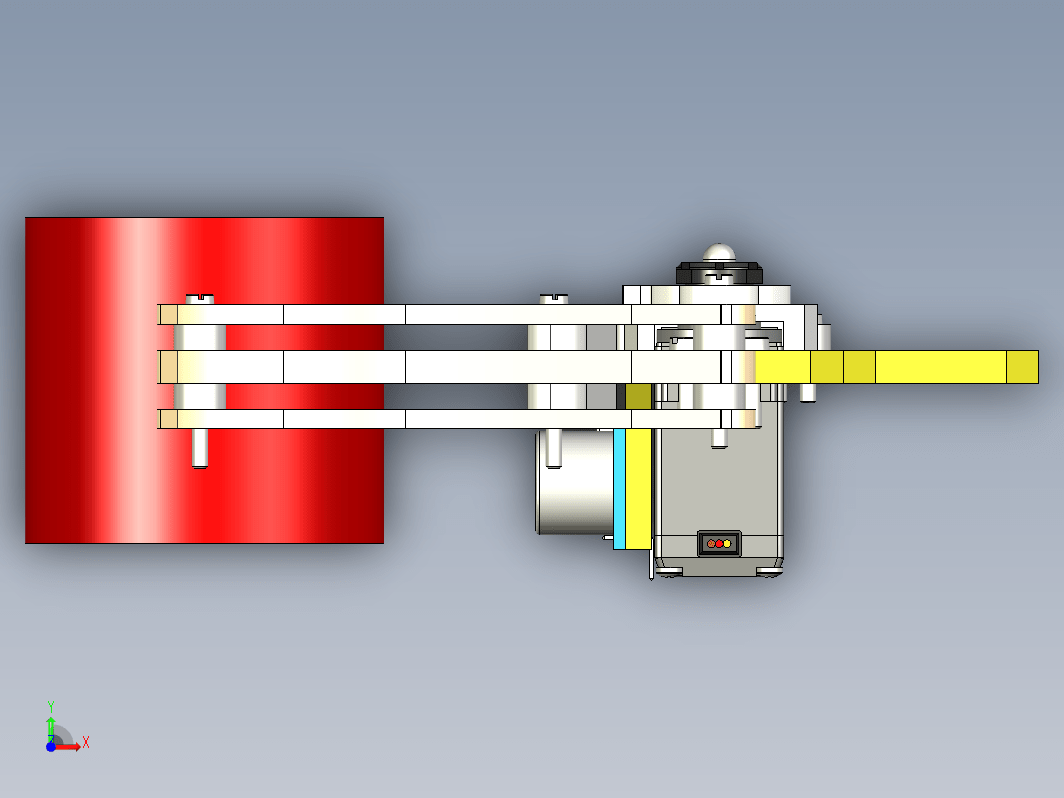 简易超声波传感器机器人夹具