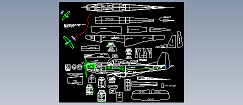 航模-p51d