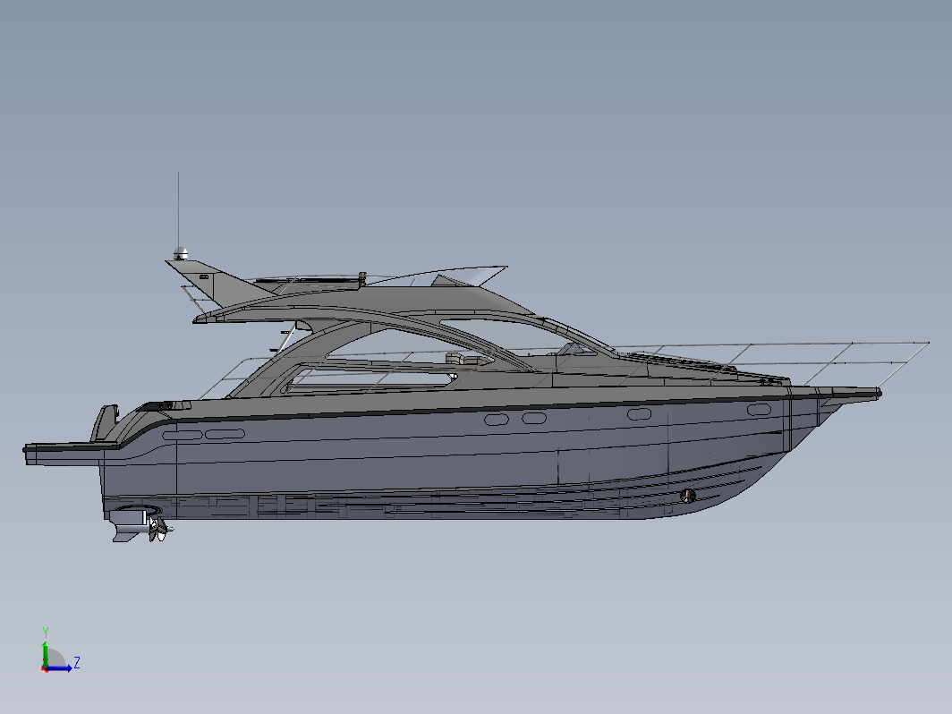 小型双层游艇