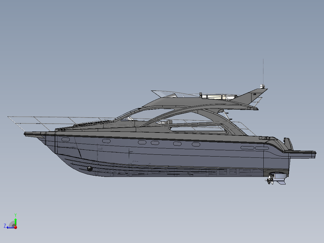 小型双层游艇