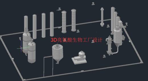 年产2000吨亮氨酸工厂设计CAD+说明书缩略图