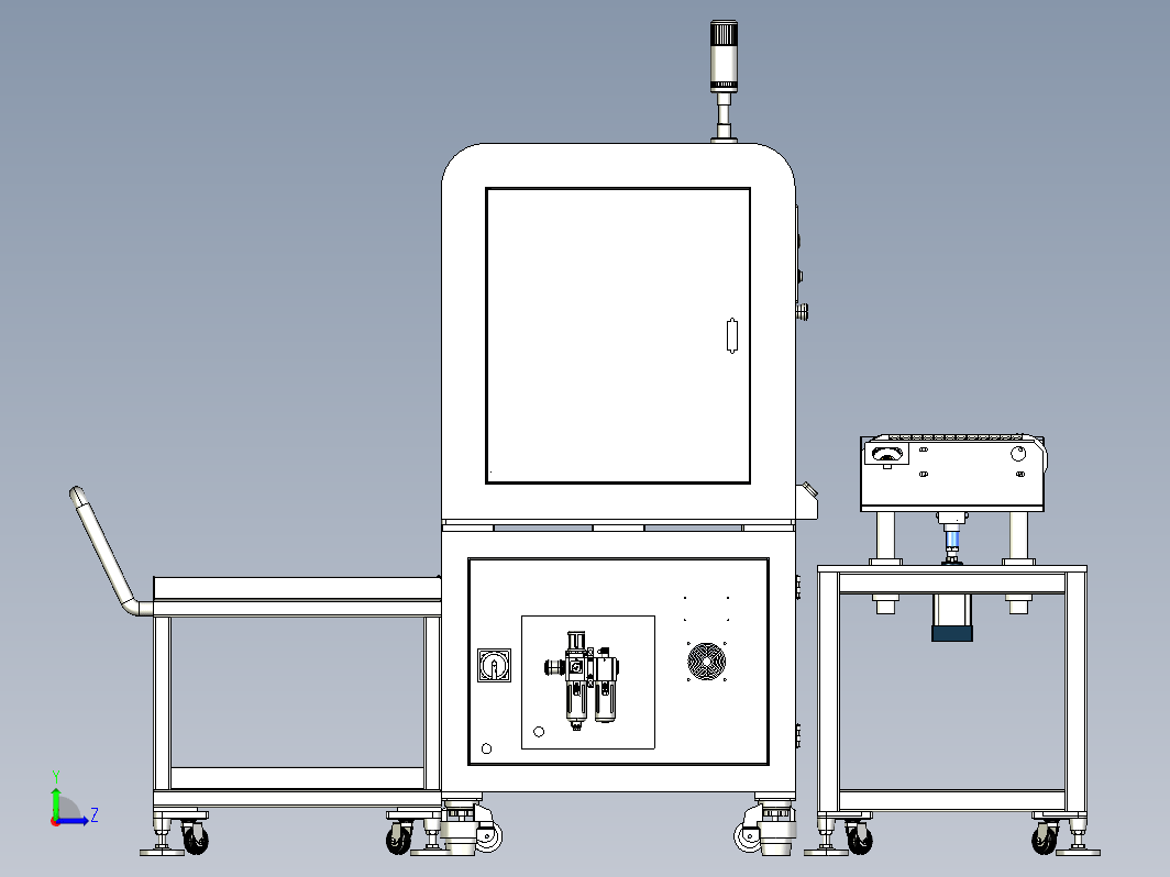 电芯气密测试工站