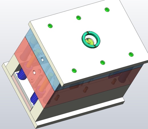 塑料壳体注塑模具设计图三维UG8.5无参+CAD+说明书缩略图