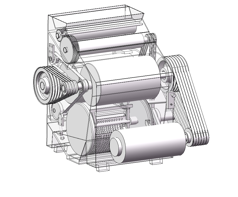 立式研磨机设计（模型+图纸）三维SW2016带参+CAD+说明书