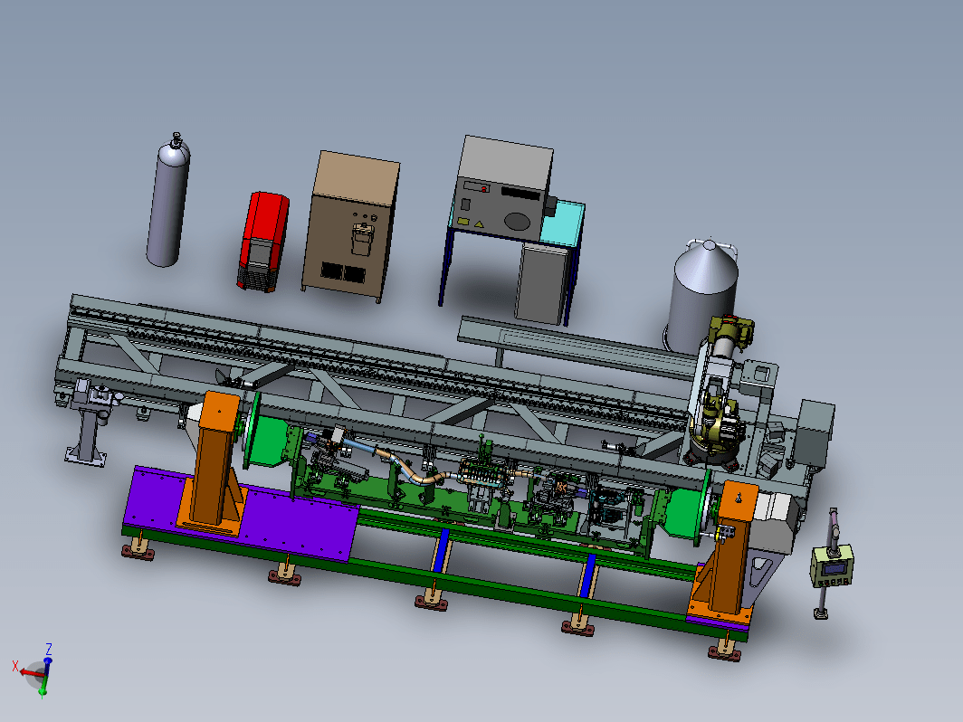 柔性油管组件的自动化焊接作业