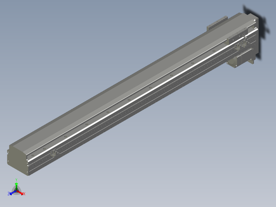 MT100BS-L900 线性模组 直线滑台模型.MT100BS.L10.900.BM.M20B.C4.3D