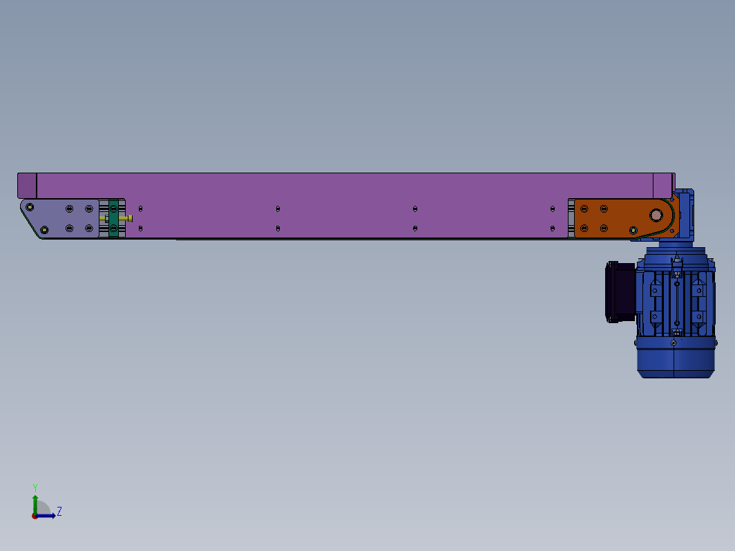 带式输送机 300x1000，轻型模型