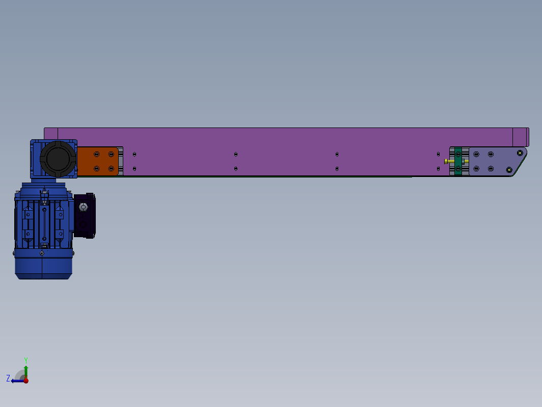 带式输送机 300x1000，轻型模型