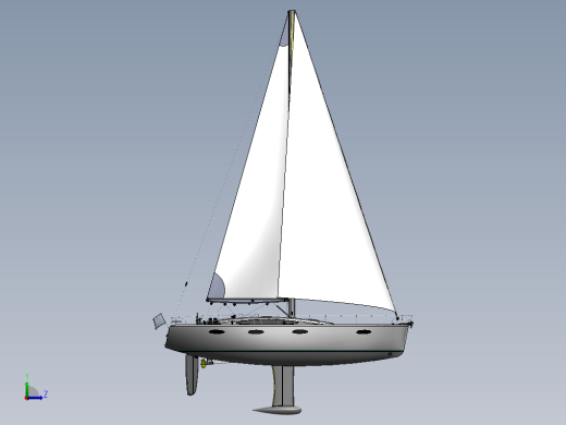 帆船3D图缩略图