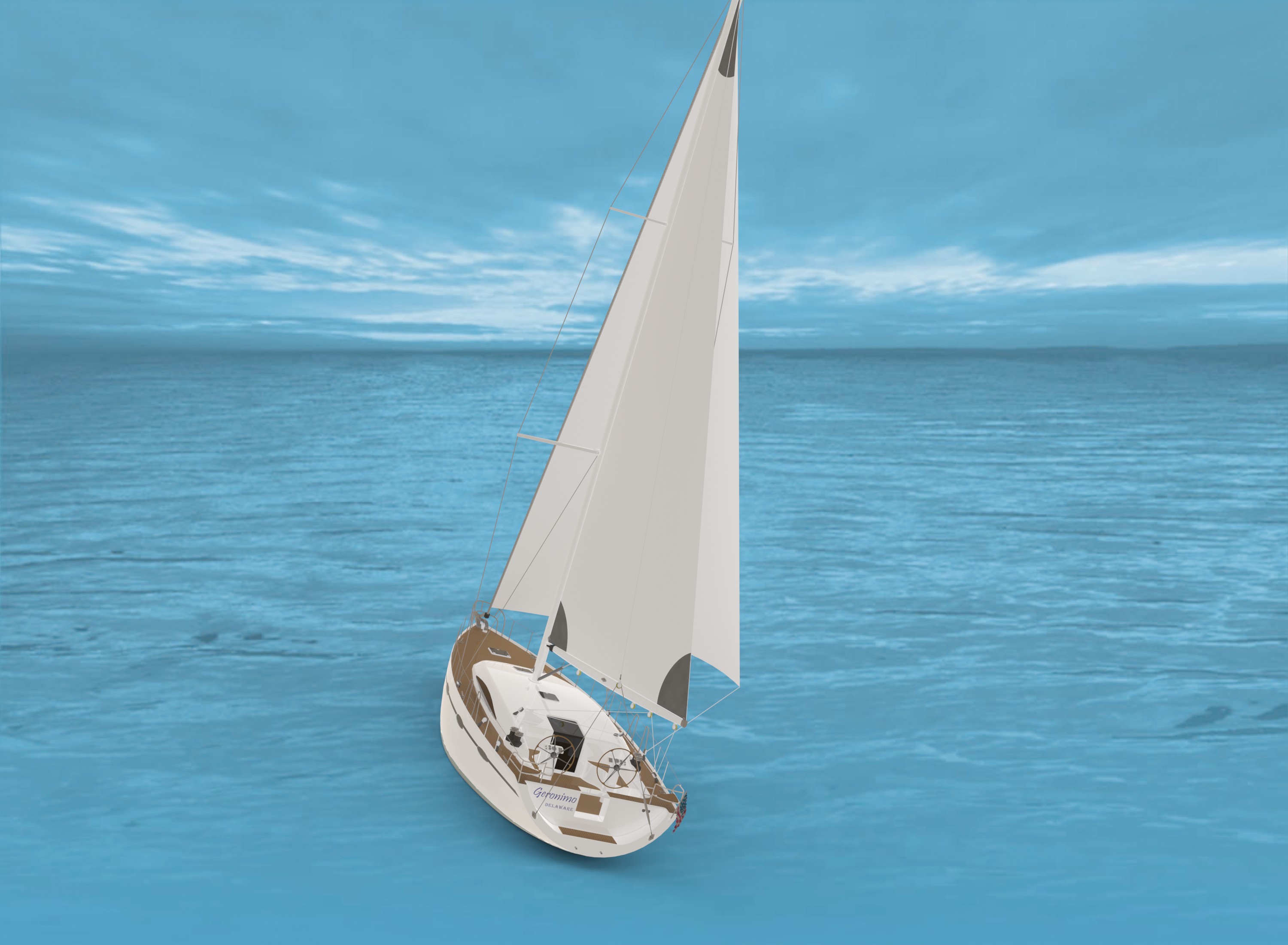 帆船3D图