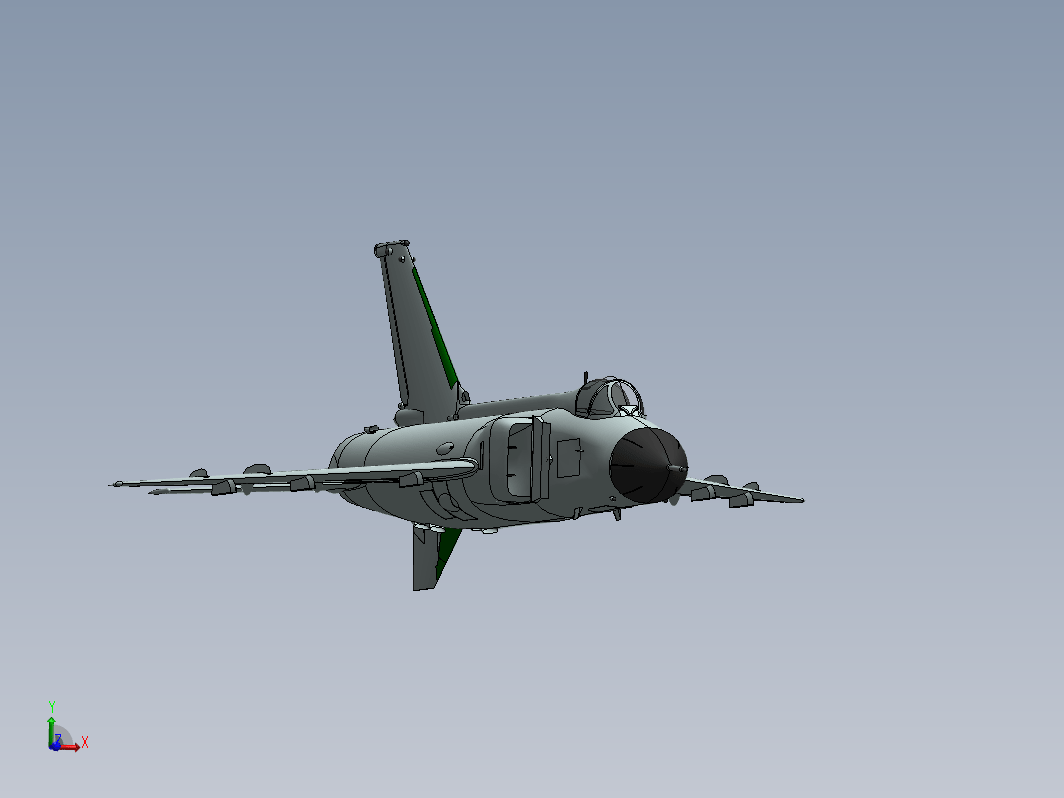 简易歼-8F战斗机