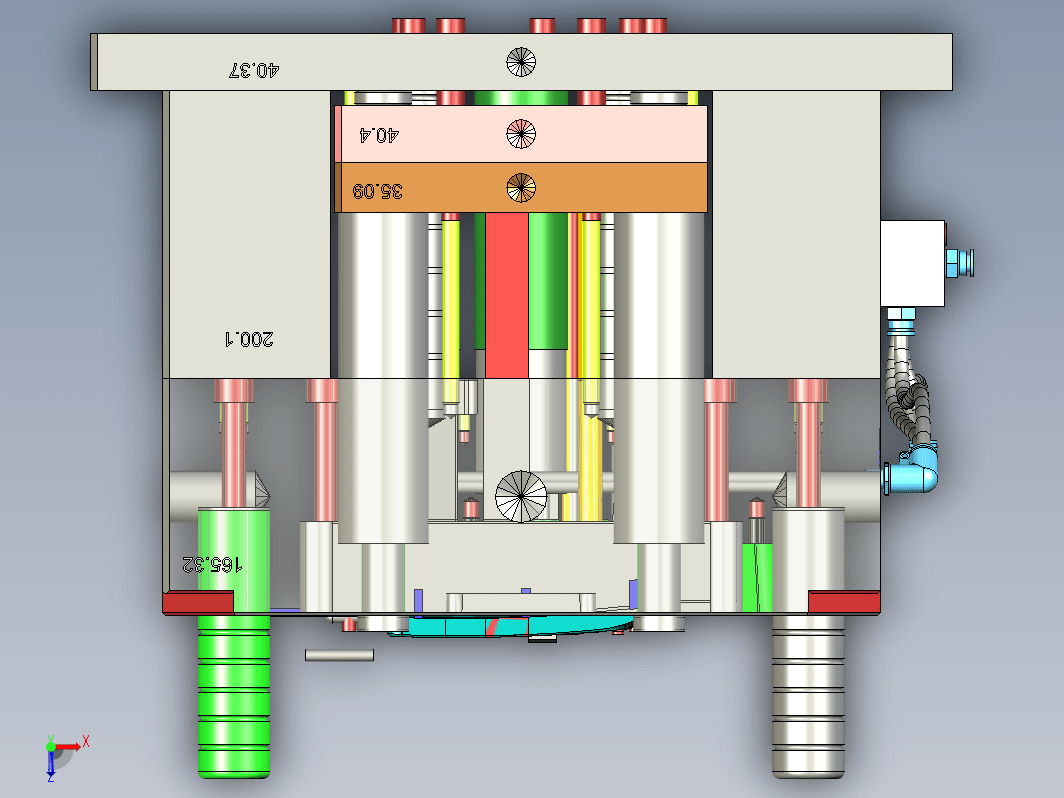 MD-10355超复杂模具设计