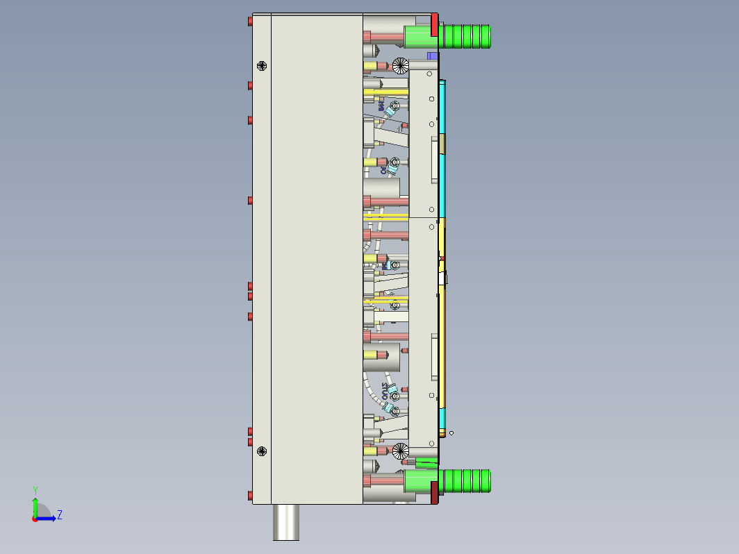 MD-10355超复杂模具设计