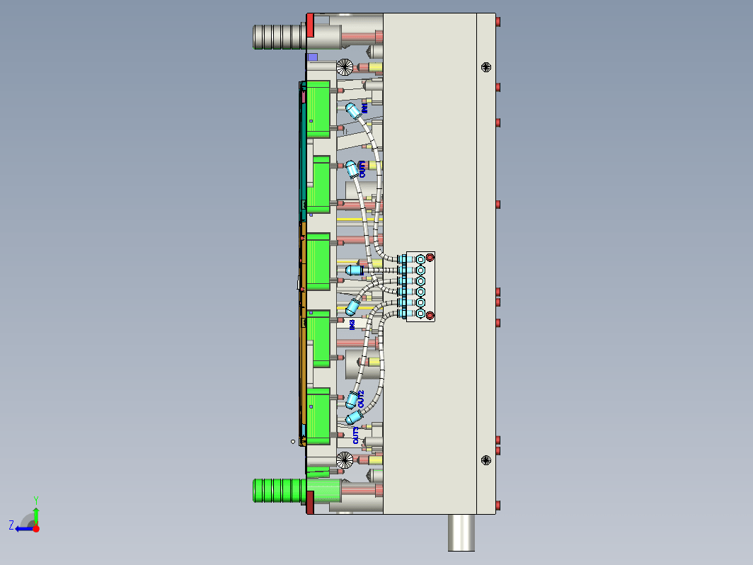 MD-10355超复杂模具设计