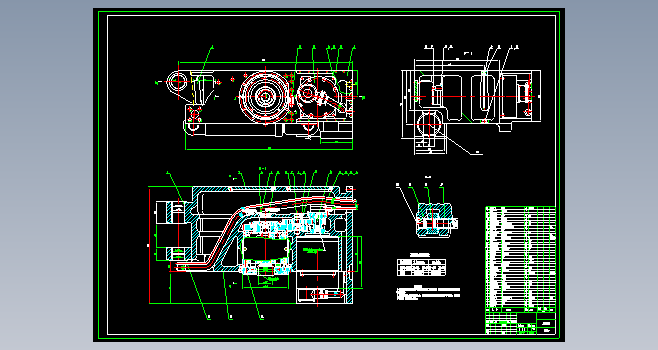 WD采煤机牵引部设计CAD+说明