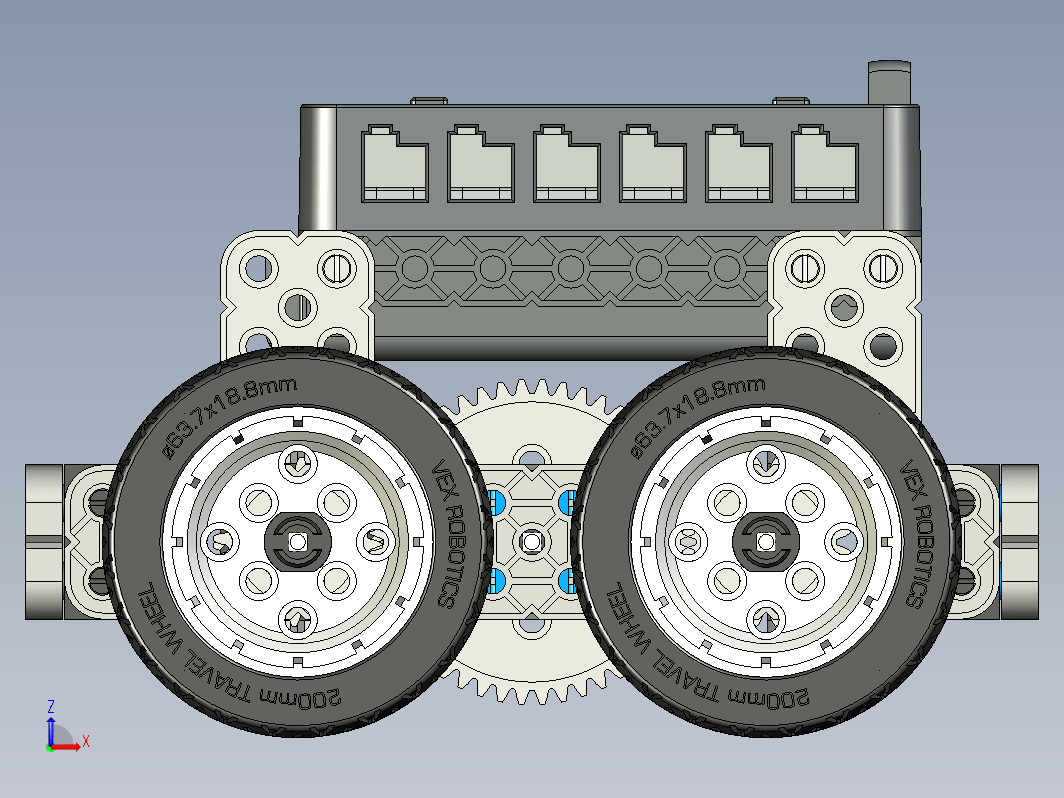 Vex IQ拼装传动小车