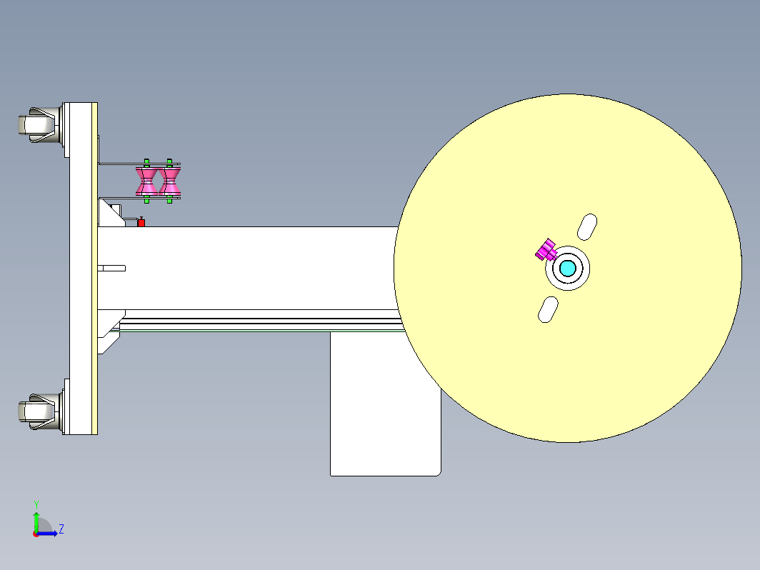 胶条放料机