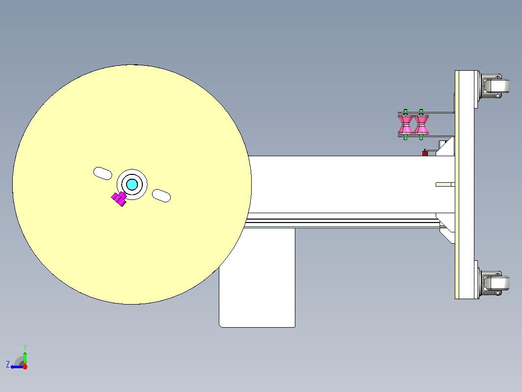 胶条放料机