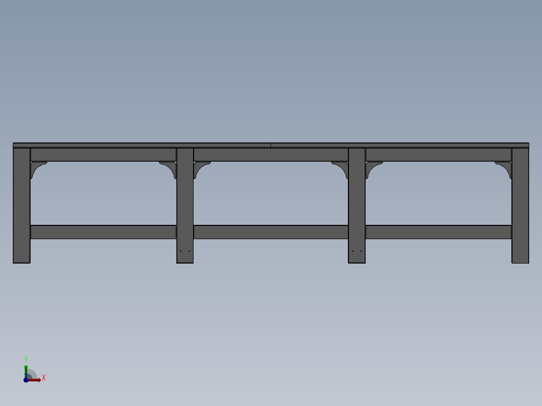 镀锌工作台3000x700