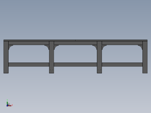 镀锌工作台3000x700缩略图