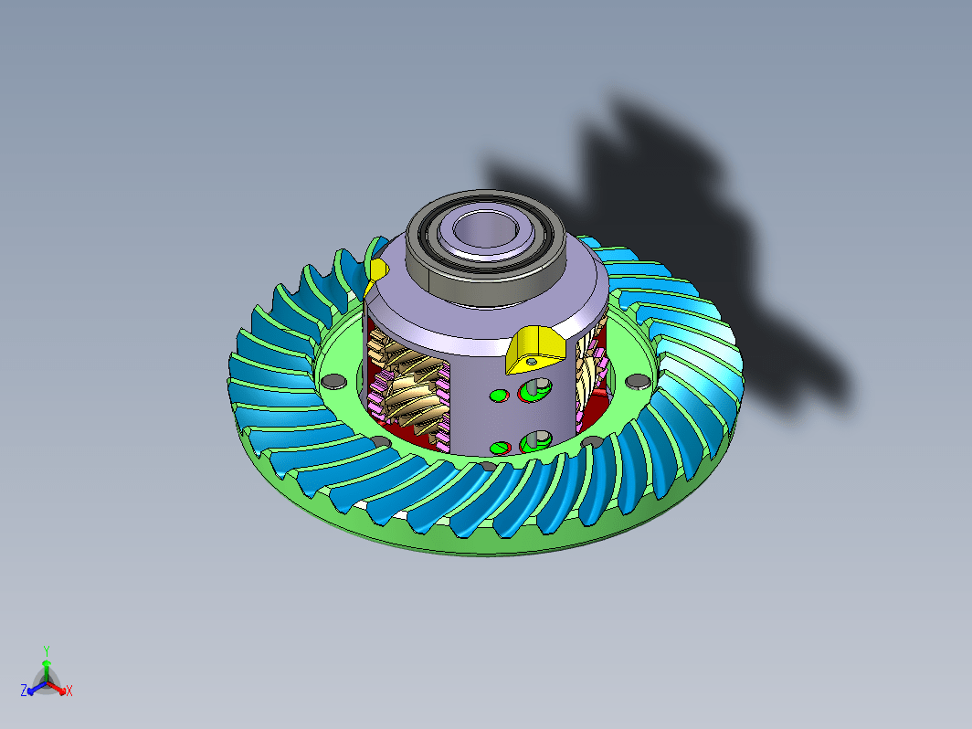 托森差速器内部结构 Torsen Differential