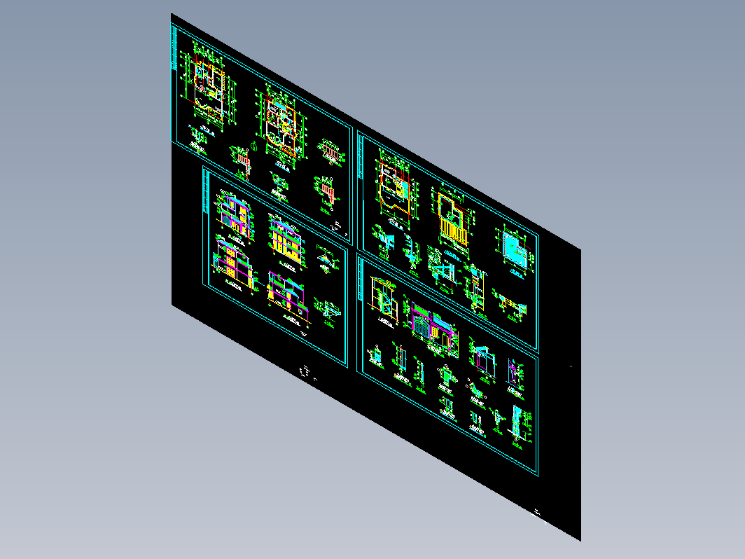 长沙某别墅建筑图