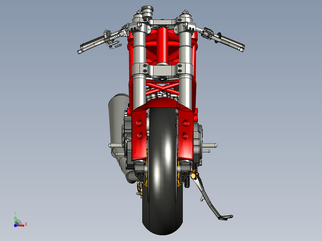 Duacti cafe racer摩托车