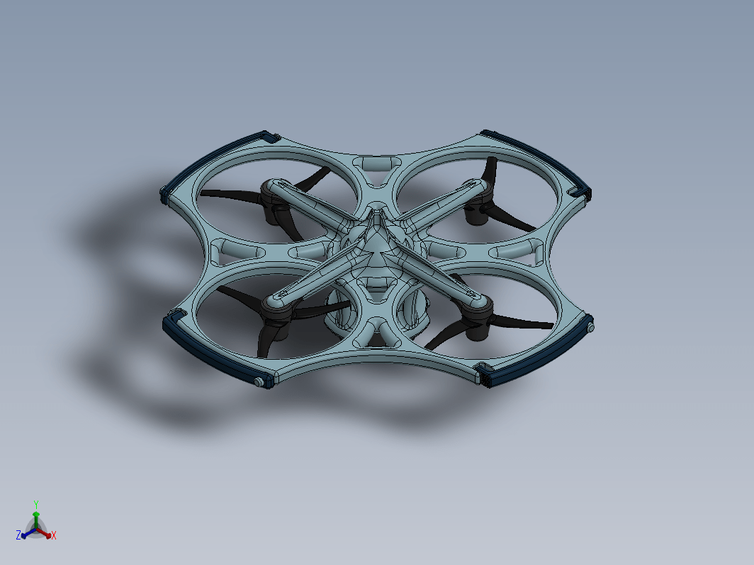 uav四轴飞行器3D图纸