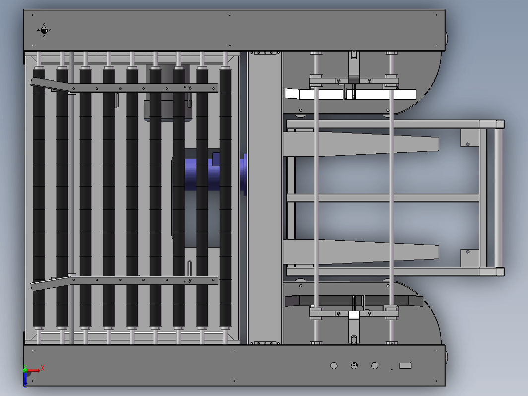 自动托盘式收板机设计模型3D图纸