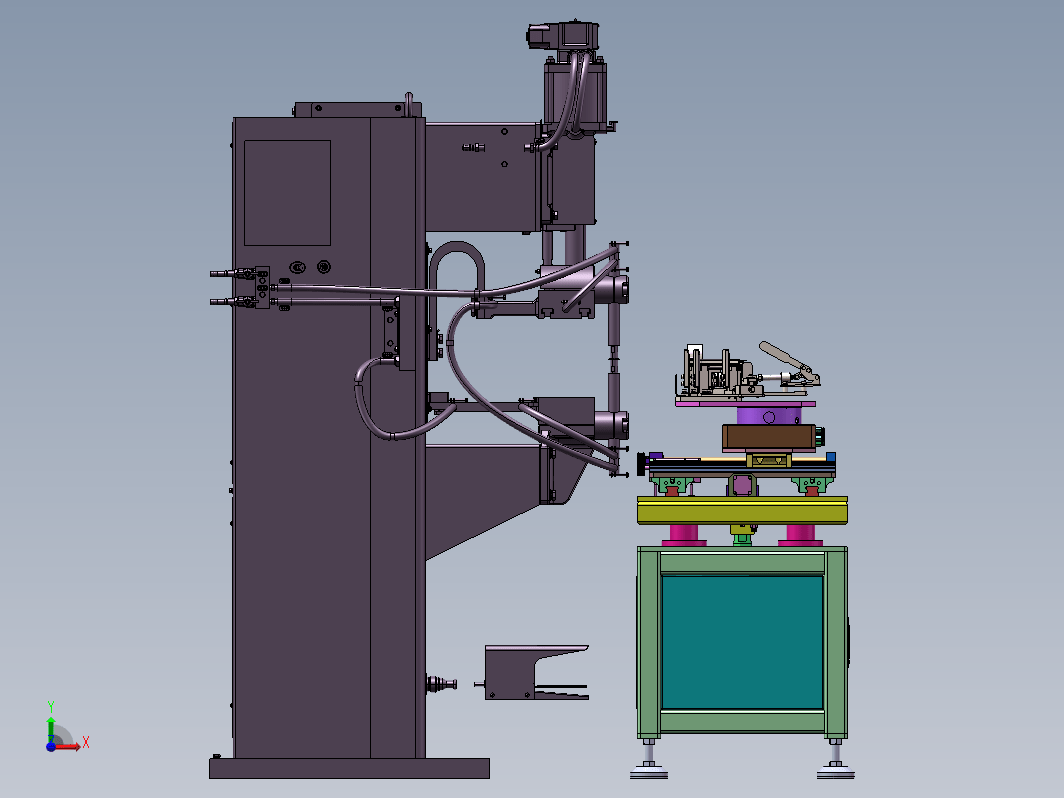 凸焊机送料工装治具工作台