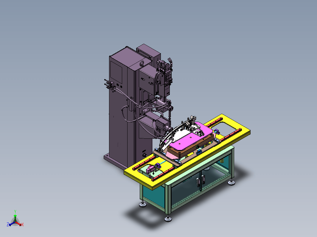 凸焊机送料工装治具工作台