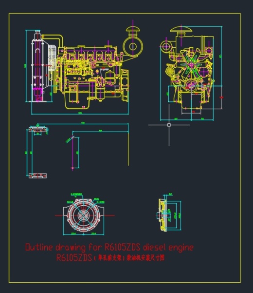潍柴发电用柴油机图缩略图