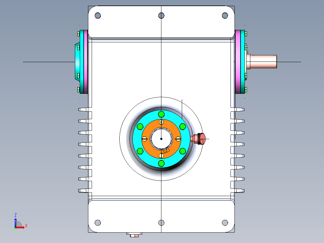 带安全离合器蜗轮箱