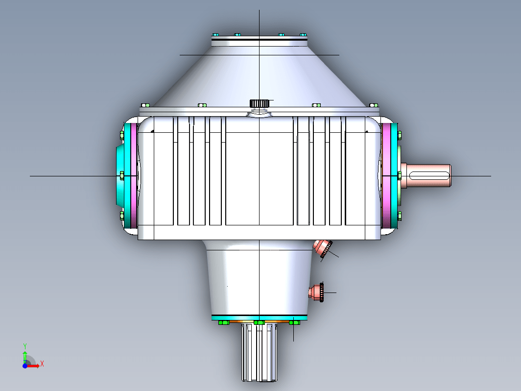 带安全离合器蜗轮箱