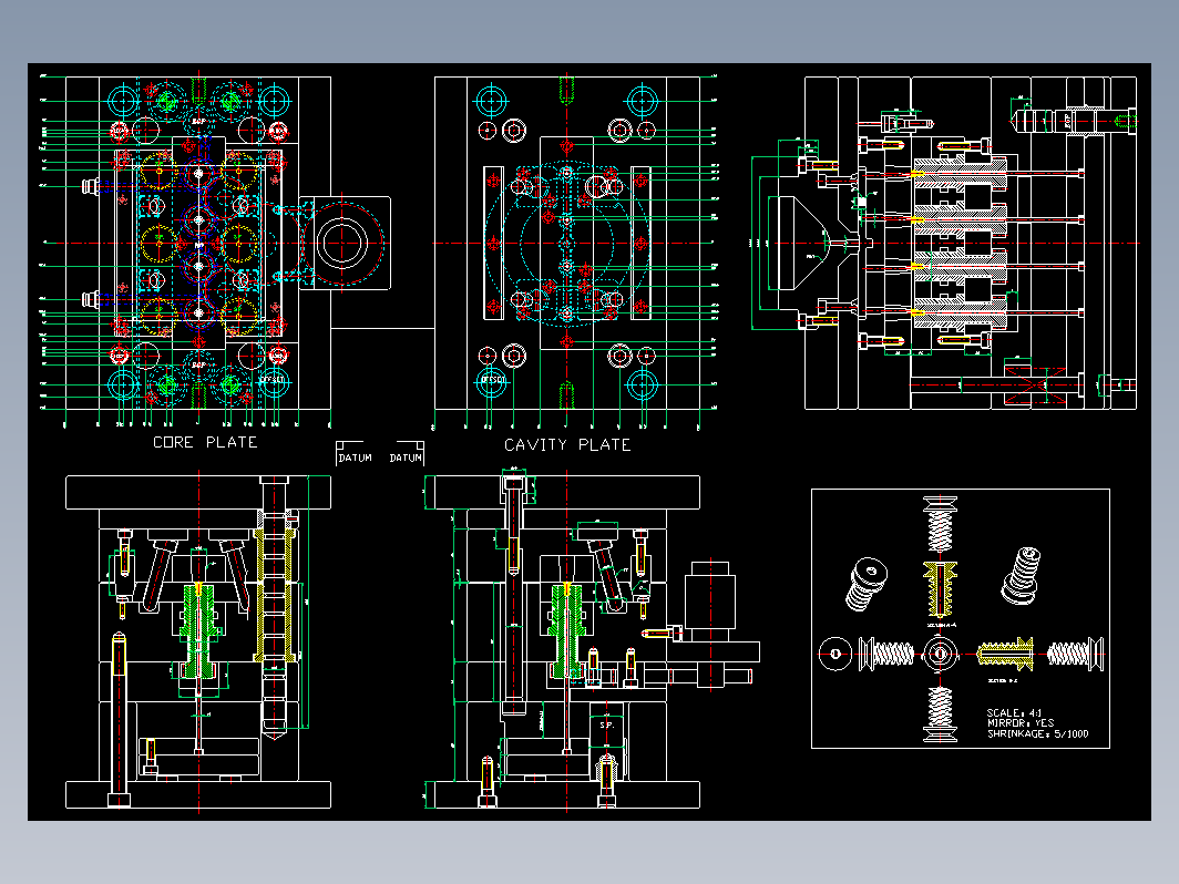 模具设计-镙纹脱模外