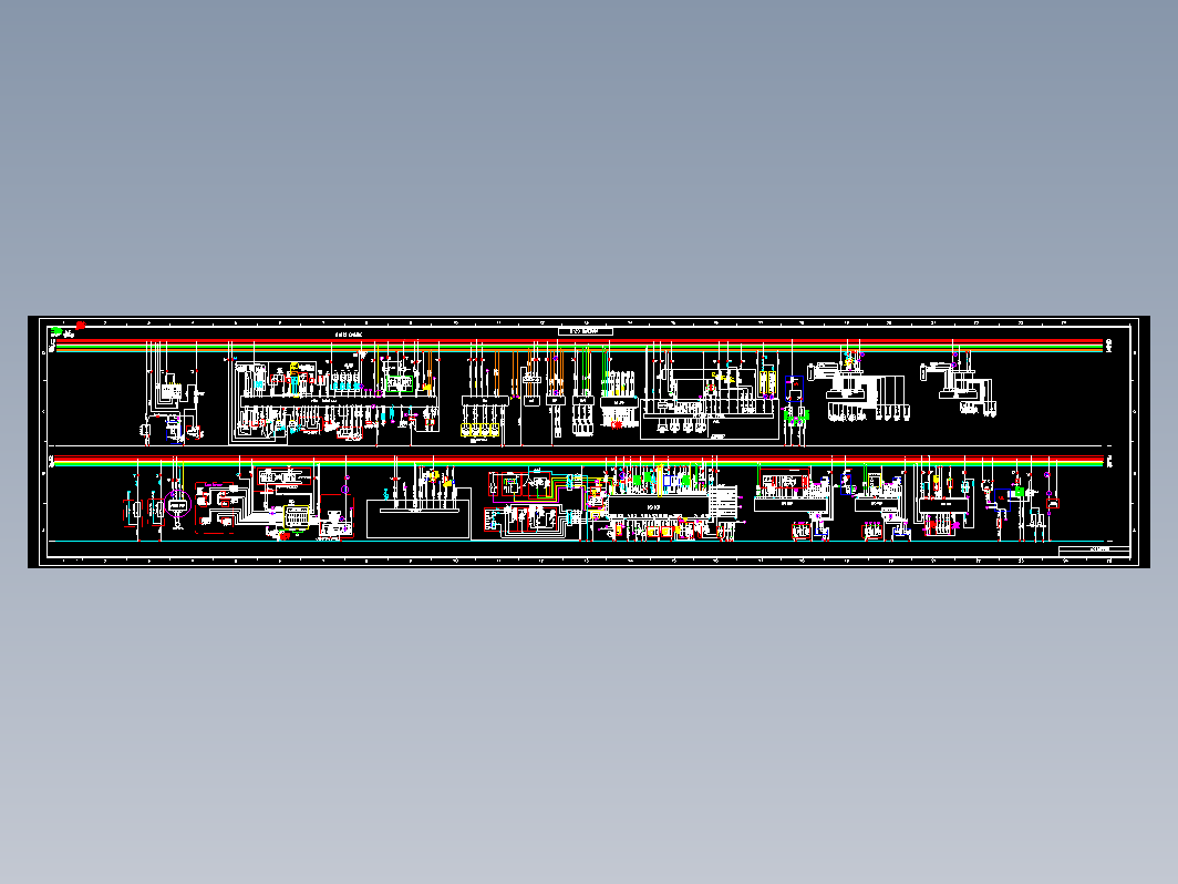 一辆跑车的整车电器原理图